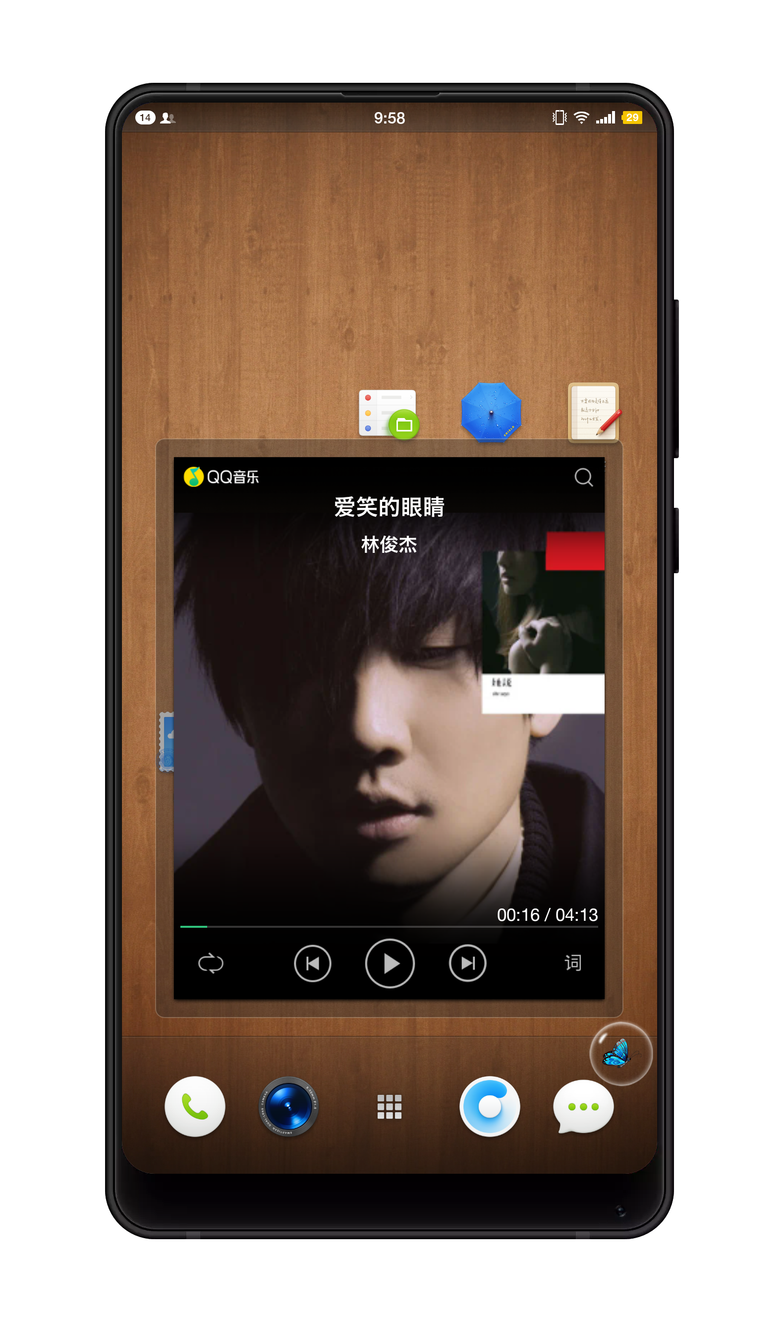 悬浮捷径SoftCircle桌面插件功能展示：音乐、天气、便签等可点击插件